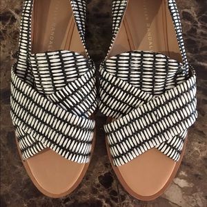 Loeffler Randall Peep-Toe Flats/Sandal (w/dustbag)